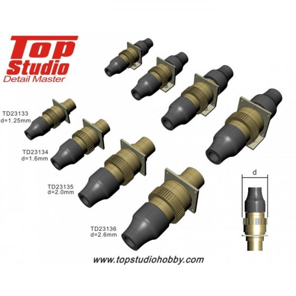 1/20 - 1/24 1.6mm Electronic Connectors (brass type)
